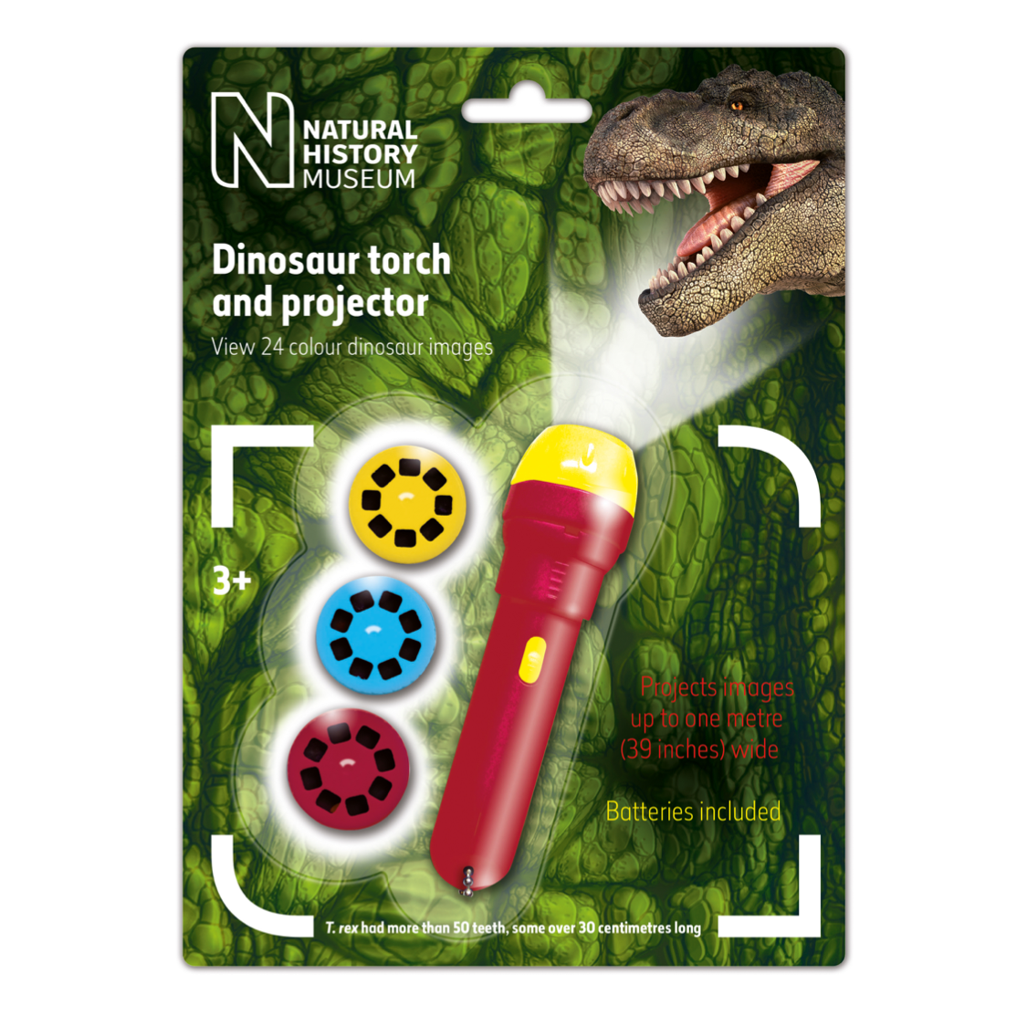 Boys Natural History Museum N5130 Dinosaur Torch And Projector Project 24 D Gift 